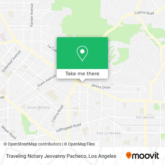 Traveling Notary Jeovanny Pacheco map