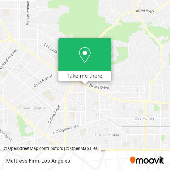 Mapa de Mattress Firm