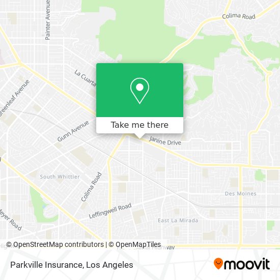 Mapa de Parkville Insurance