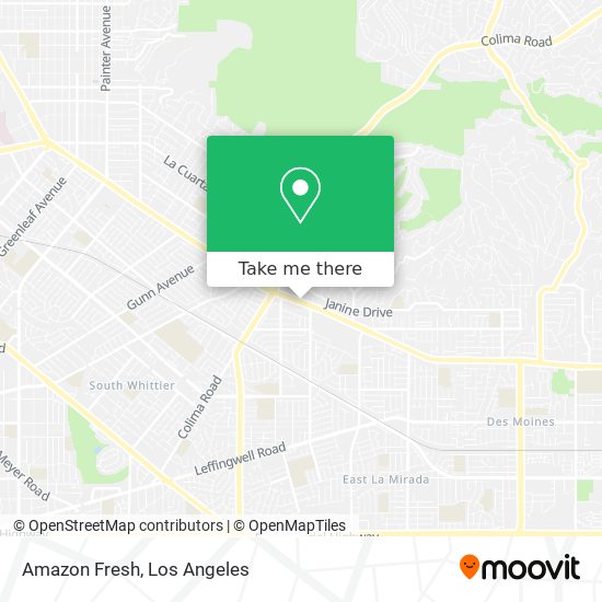 Amazon Fresh map