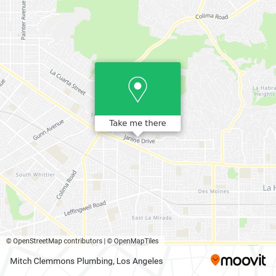 Mapa de Mitch Clemmons Plumbing