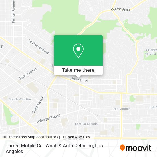 Mapa de Torres Mobile Car Wash & Auto Detailing