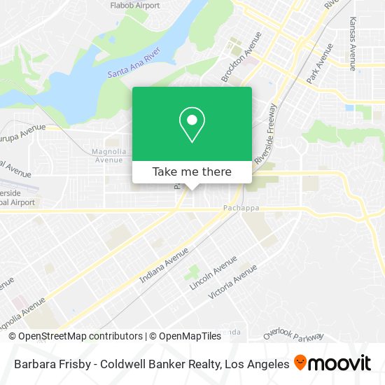 Barbara Frisby - Coldwell Banker Realty map