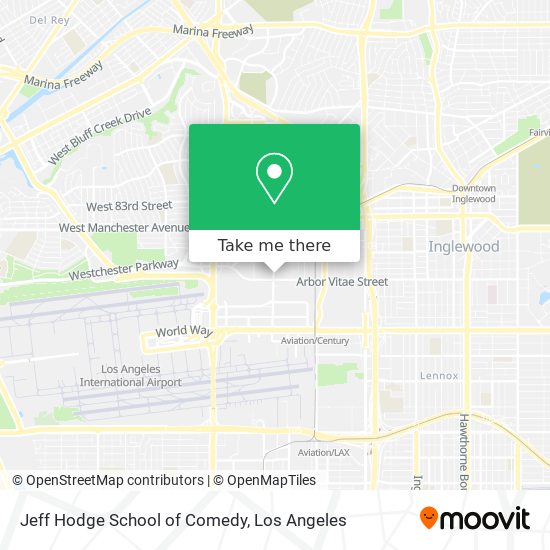 Mapa de Jeff Hodge School of Comedy