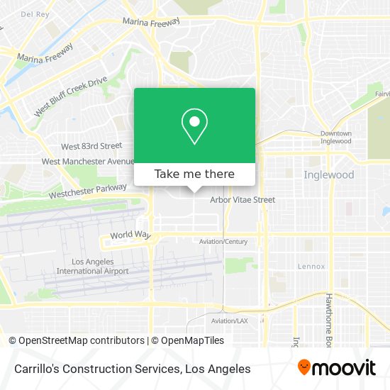 Mapa de Carrillo's Construction Services