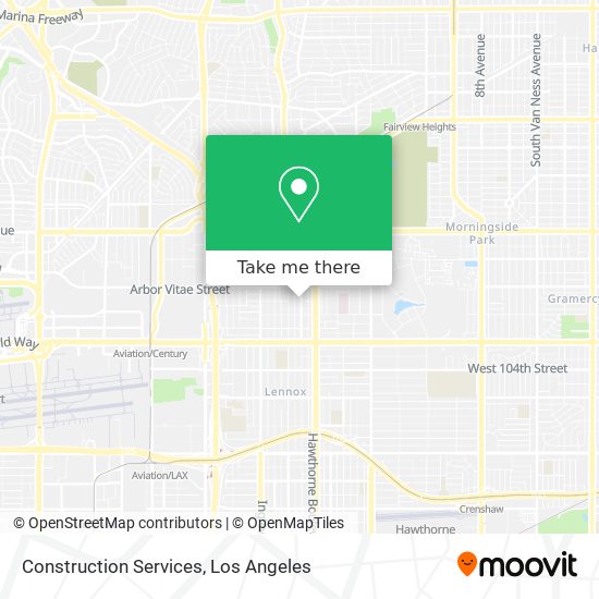 Construction Services map