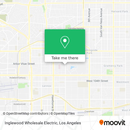 Inglewood Wholesale Electric map