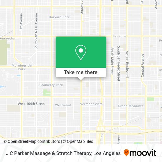 J C Parker Massage & Stretch Therapy map