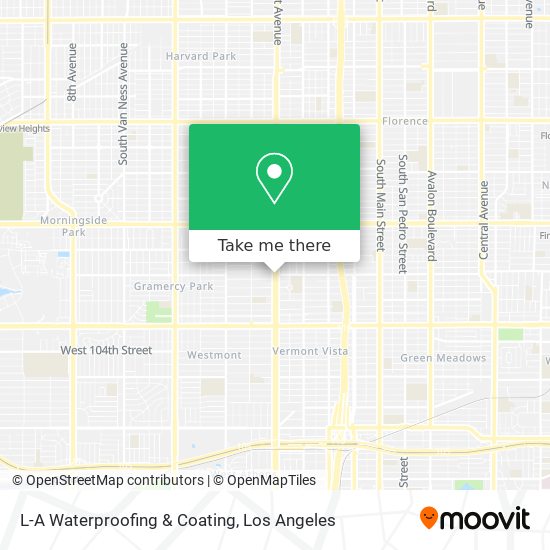 L-A Waterproofing & Coating map