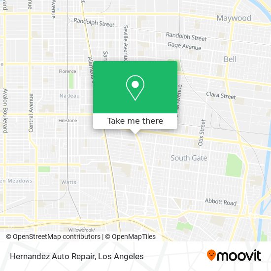 Mapa de Hernandez Auto Repair