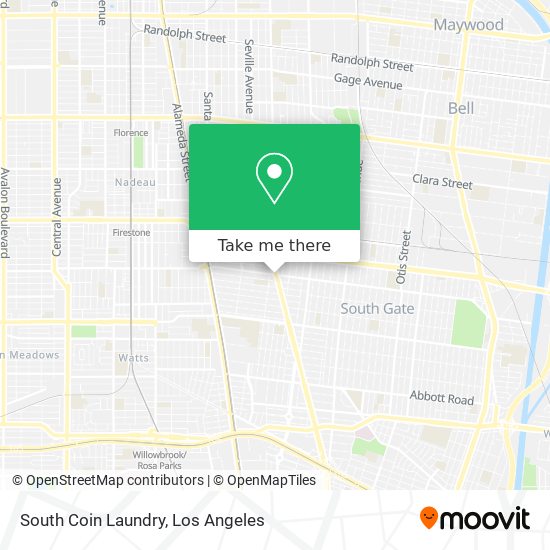 South Coin Laundry map