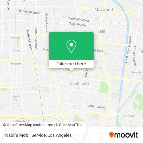 Nabil's Mobil Service map