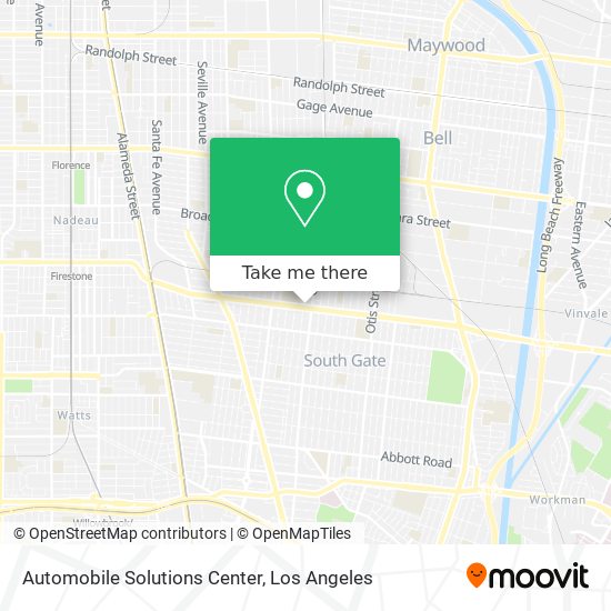 Automobile Solutions Center map