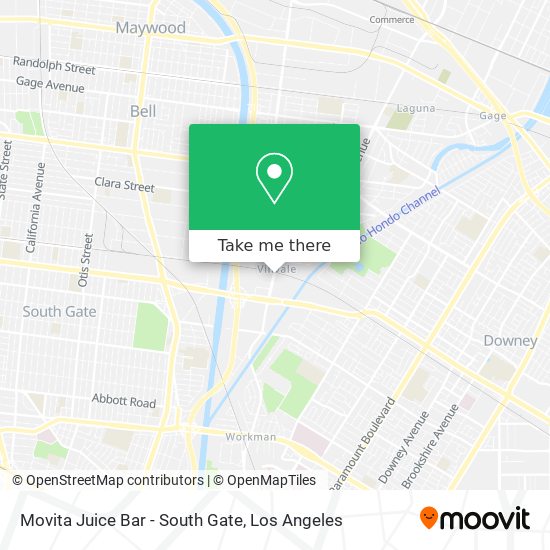 Movita Juice Bar - South Gate map