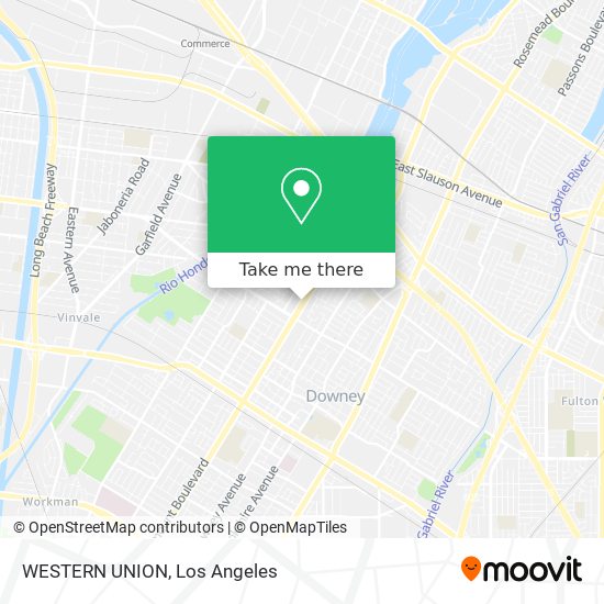 WESTERN UNION map