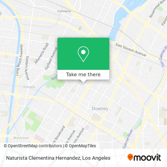 Naturista Clementina Hernandez map