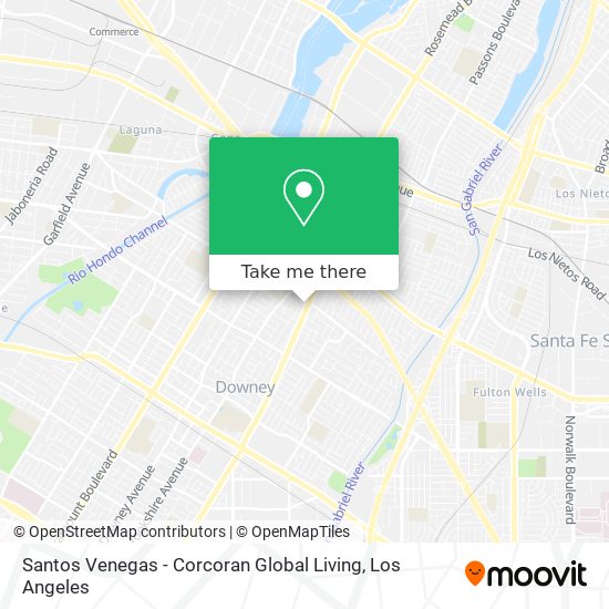 Santos Venegas - Corcoran Global Living map