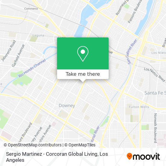Mapa de Sergio Martinez - Corcoran Global Living