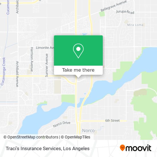 Traci's Insurance Services map
