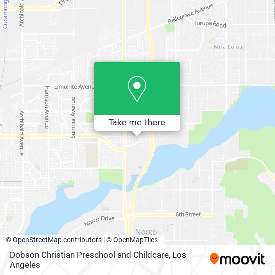 Dobson Christian Preschool and Childcare map