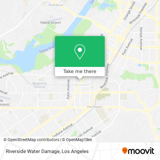 Riverside Water Damage map