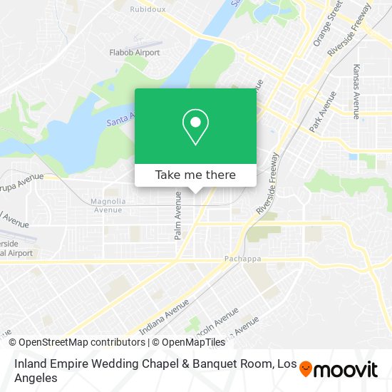 Mapa de Inland Empire Wedding Chapel & Banquet Room