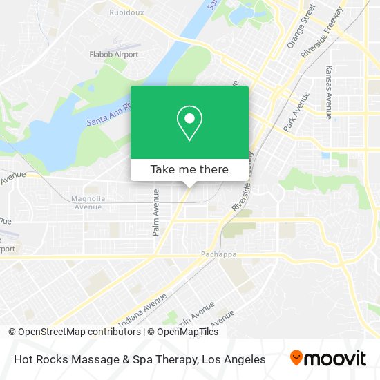 Mapa de Hot Rocks Massage & Spa Therapy