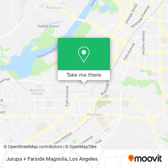 Jurupa + Farside Magnolia map