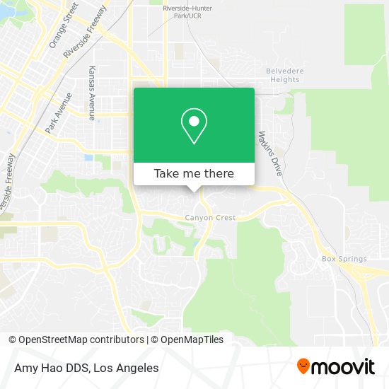 Amy Hao DDS map