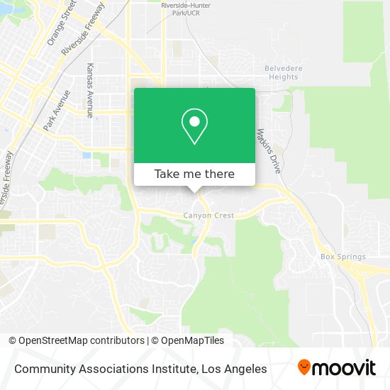 Community Associations Institute map