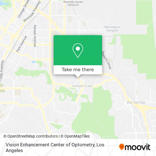 Vision Enhancement Center of Optometry map