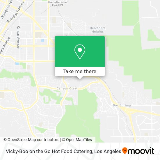 Mapa de Vicky-Boo on the Go Hot Food Catering