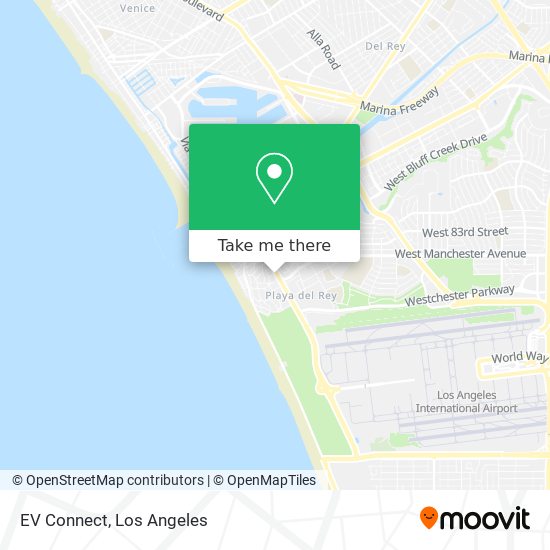 Mapa de EV Connect