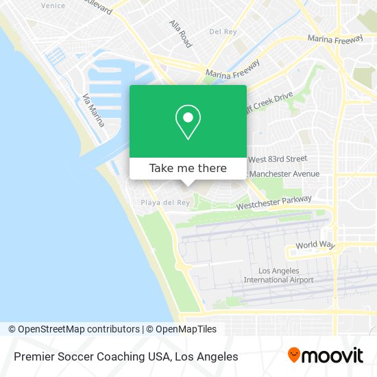 Mapa de Premier Soccer Coaching USA