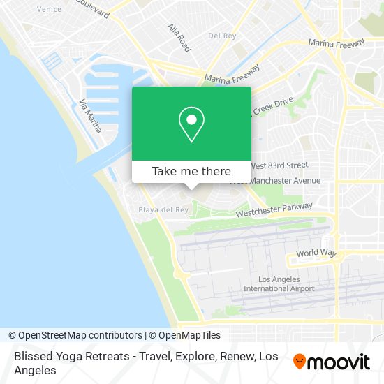 Mapa de Blissed Yoga Retreats - Travel, Explore, Renew