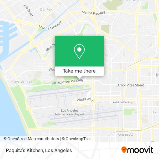 Paquita's Kitchen map