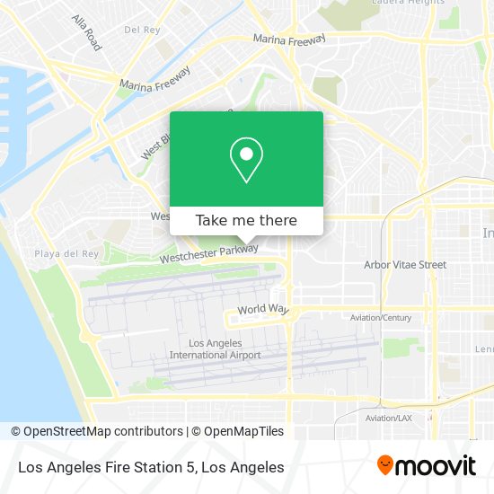 Mapa de Los Angeles Fire Station 5