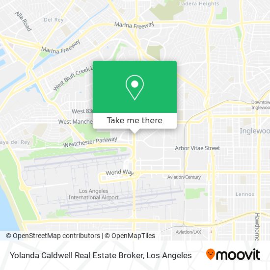 Yolanda Caldwell Real Estate Broker map