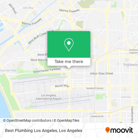 Best Plumbing Los Angeles map