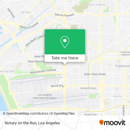 Notary on the Run map