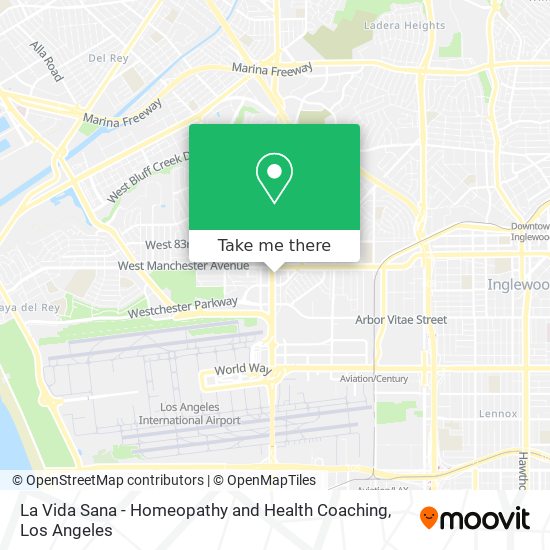 La Vida Sana - Homeopathy and Health Coaching map