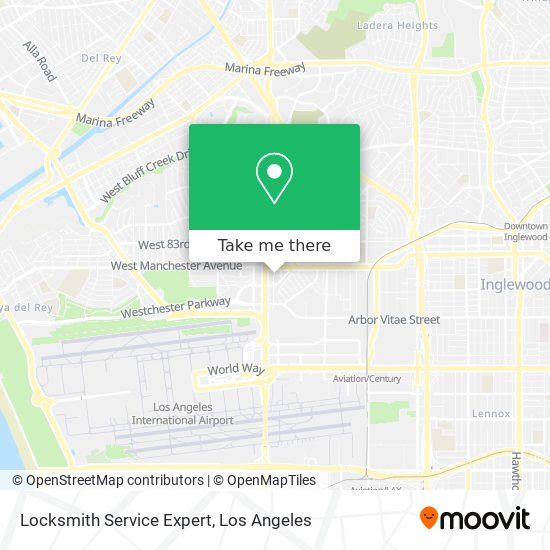 Mapa de Locksmith Service Expert