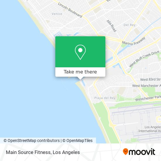 Mapa de Main Source Fitness