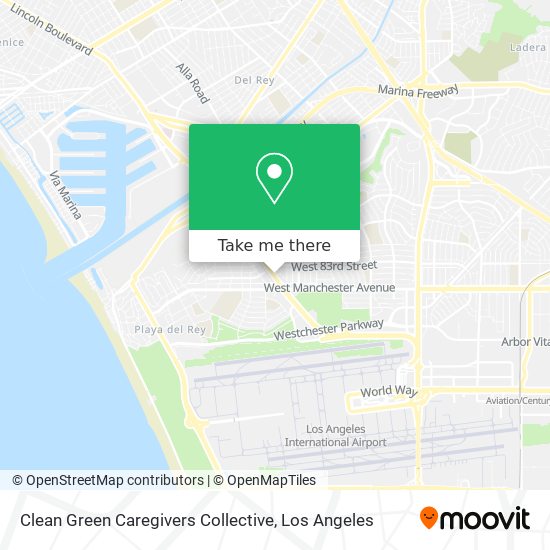 Clean Green Caregivers Collective map