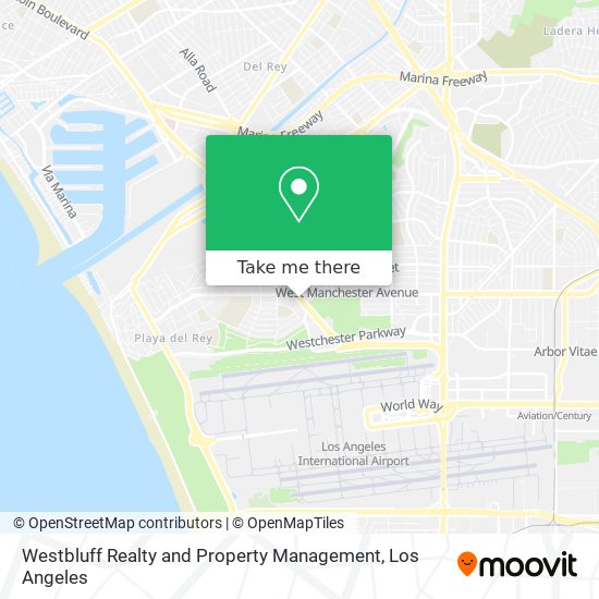 Mapa de Westbluff Realty and Property Management