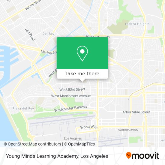 Mapa de Young Minds Learning Academy