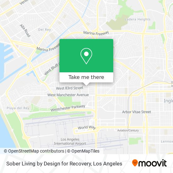 Mapa de Sober Living by Design for Recovery