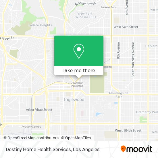 Mapa de Destiny Home Health Services