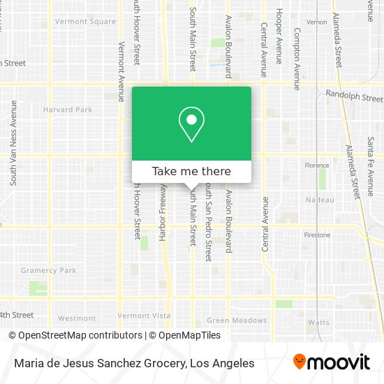 Mapa de Maria de Jesus Sanchez Grocery