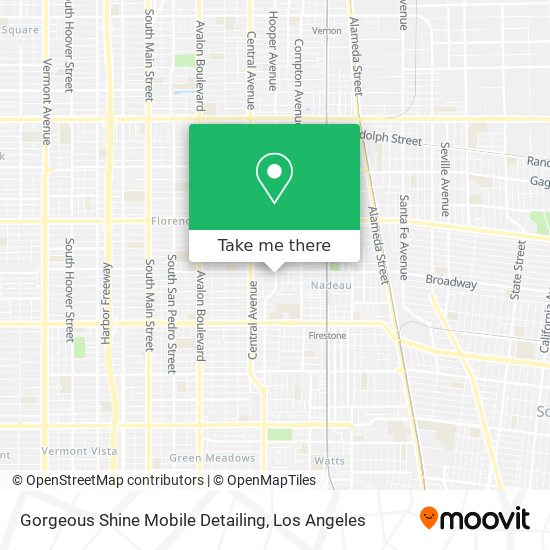 Mapa de Gorgeous Shine Mobile Detailing